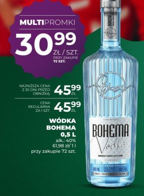 Wódka Bohema 0,5 l promocja w Duży Ben
