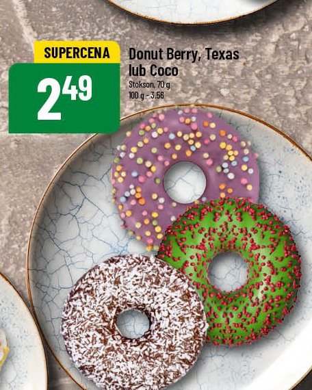 Donut texas Stokson promocja