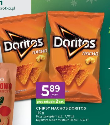 Chipsy nachos Doritos promocja w Stokrotka