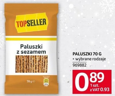 Paluszki z sezamem 70 g - wybrane rodzaje promocja w Selgros