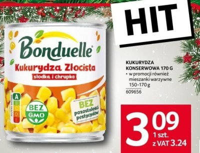 Kukurydza złocista Bonduelle 170 g promocja w Selgros