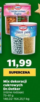 Mix dekoracji cukrowych, różne rodzaje promocja w Netto