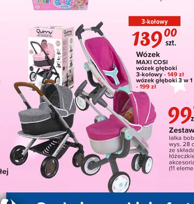W贸zek quinny 3 w 1 Maxi-cosi promocja