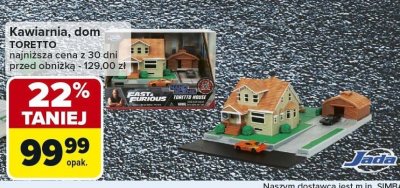 Kawiarnia, dom Toretto Fast & Furious promocja w Carrefour