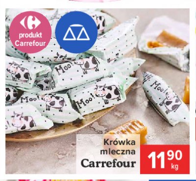 Cukierki krówki mleczne Carrefour promocja
