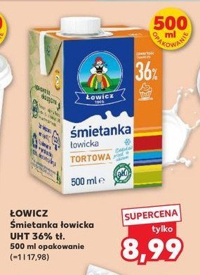 艢mietanka uht 36 % 艁owicka promocja