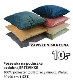 Poszewka na poduszkę ozdobna ERTEVIKKE promocja w Jysk