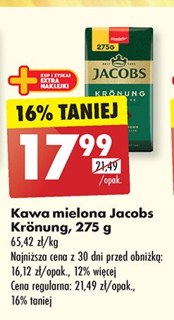 Kawa Jacobs Kronung promocja w Biedronka