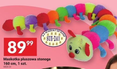 Maskotka pluszowa stonoga 160 cm, 1 szt. promocja w Twój Market