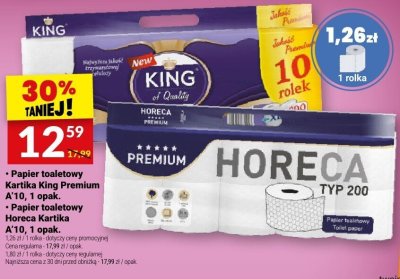 Papier toaletowy Kartika King Premium A'10, 1 opak. promocja w Twój Market