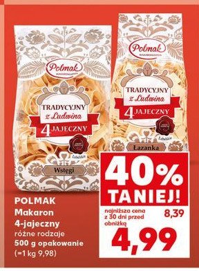 Makaron 4 jajeczny wst臋gi Polmak promocja