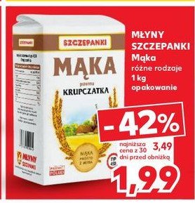 Mąka krupczatka typ 450 Szczepanki promocja