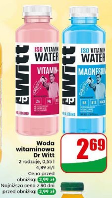 Woda witaminowa Vitamin+ promocja w Dino