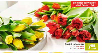 Bukiet tulipan贸w 7 szt promocja