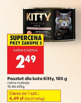 Pasztet dla kota różne rodzaje promocja w Biedronka