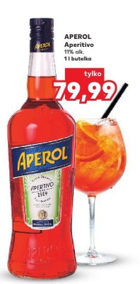 Aperitivo 11% alk. 1 l promocja w Kaufland