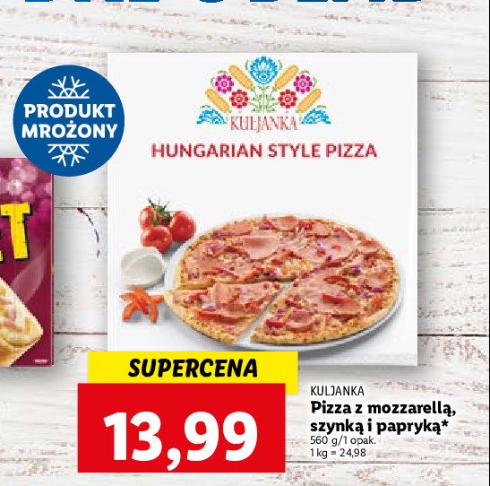 Pizza węgierska Kuljanka promocja