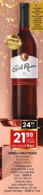 Wino Carlo Rossi Red 0,7l promocja w Twój Market