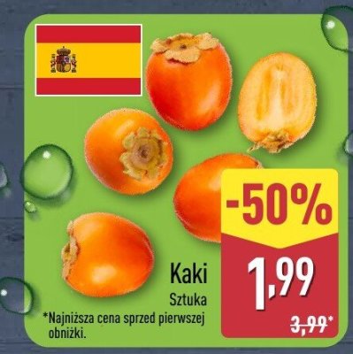 Owoc kaki promocja w Aldi