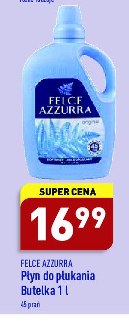 Płyn do płukania original Felce azzurra promocja