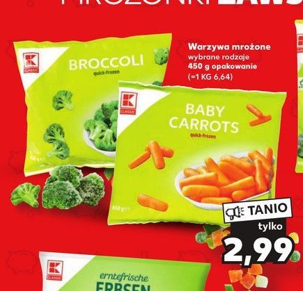 Marchewka baby carrots K-classic promocja