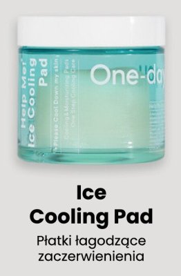 Płatki do twarzy One-day's Ice Cooling Pad łagodzące zaczerwienienia promocja w Hebe