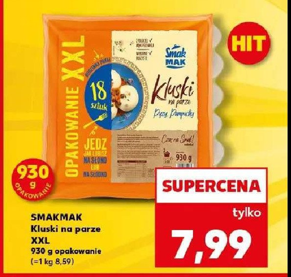 Kluski na parze Smak mak promocja w Intermarche