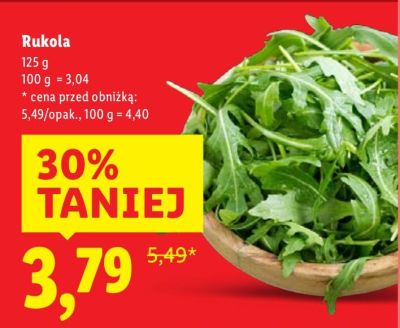 Rukola promocja w Lidl