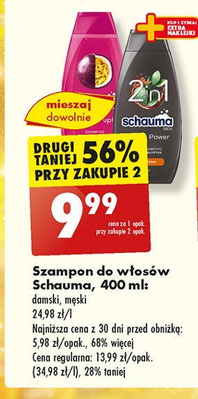 Szampon do włosów z mleczkiem z kwiatów passiflory Schauma promocja