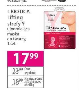 Maska ujędrniająca L'biotica promocja