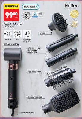 Suszarko-lokówka z jonizacją Hoffen promocja w Biedronka