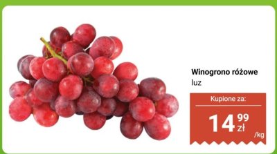 Winogrono różowe luz promocja w Biedronka