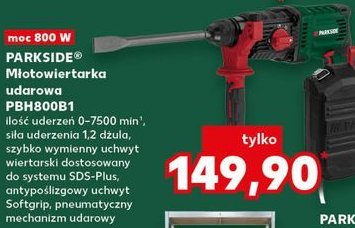 Młotowiertarka 800w Parkside promocja w Kaufland