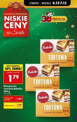Margaryna Tortowa 250 g promocja w Biedronka