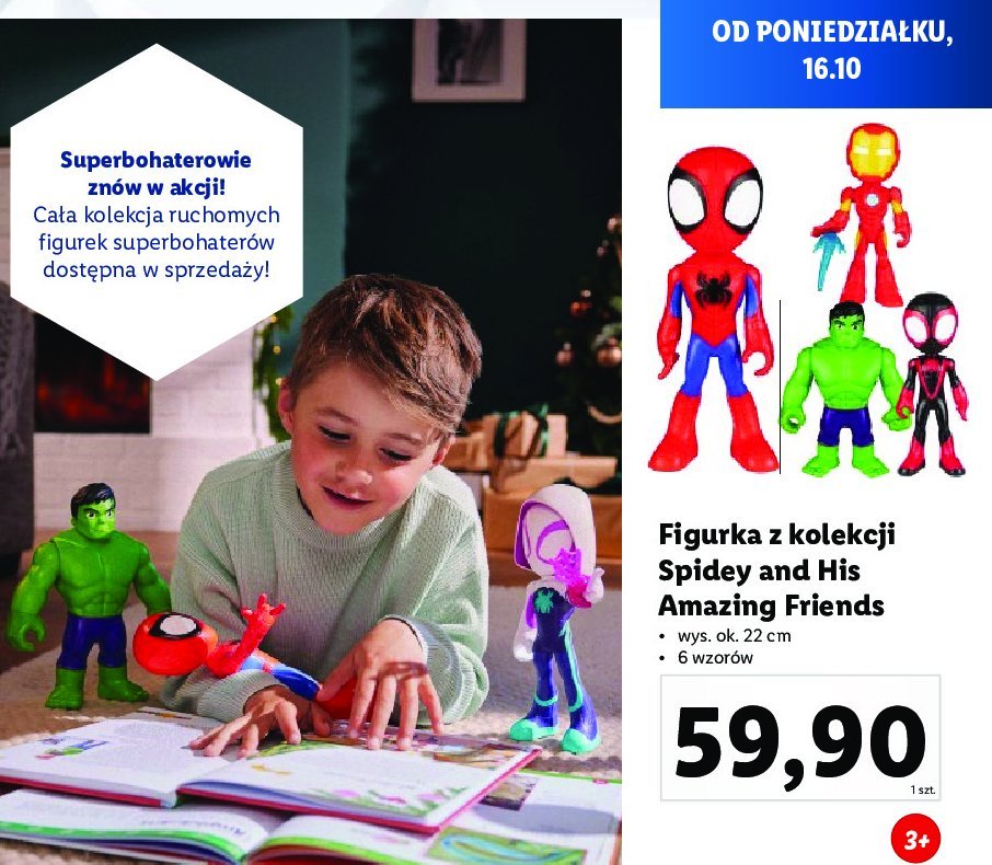 Figurka spidey and his amazing friends 22 cm promocja