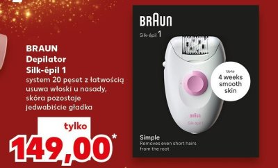 Depilator Silk-épil 1 promocja w Kaufland