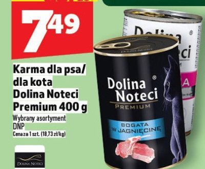 Karma dla psa/dla kota Dolina Noteci Premium 400g promocja w TOPAZ