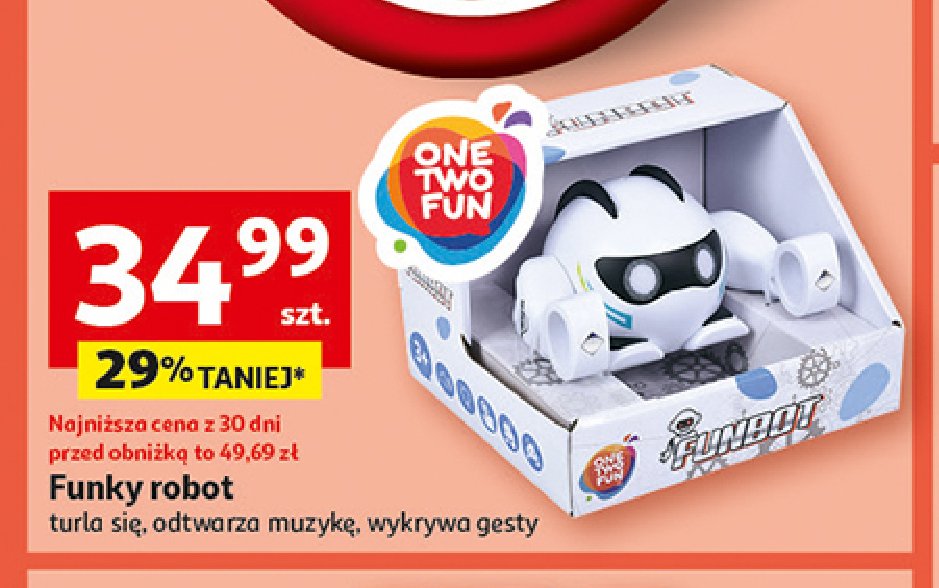 Robot funky One two fun promocja