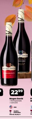 Wino Concord, czerwone półsłodkie promocja w Netto