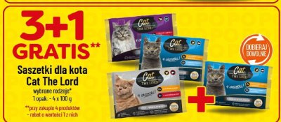 Saszetki dla kota Cat The Lord wybrane rodzaje promocja w POLOmarket