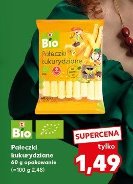 Pałeczki kukurydziane K-classic bio promocja w Kaufland