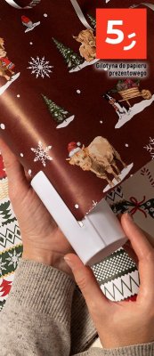 Gilotyna do papieru prezentowego promocja w Dealz