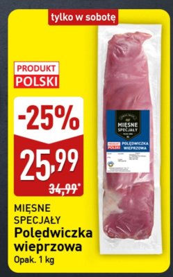 Polędwiczka wieprzowa Mięsne Specjały promocja w Aldi