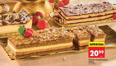Ciasto orzechowiec, 450 g promocja w Biedronka