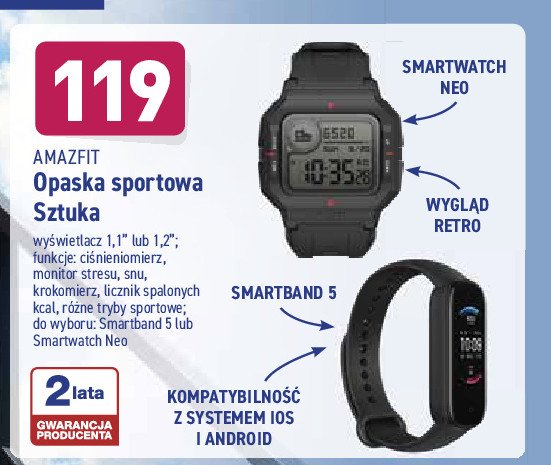Smartband 5 Amazfit promocja