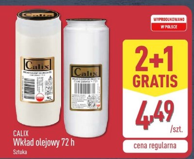 Wkład olejowy 72 h promocja w Aldi