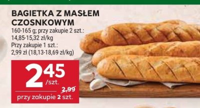 Bagietka z masłem czosnkowym promocja w Stokrotka