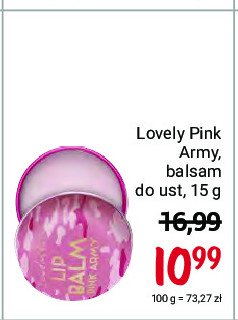 Balsam do ust Lovely pink army promocja