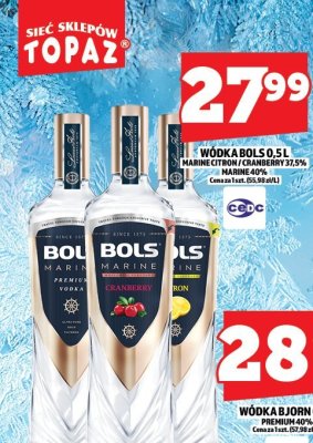 Wódka Bols 0.5L promocja w TOPAZ