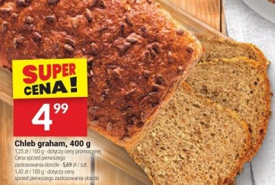 Chleb graham, 400 g promocja w Twój Market